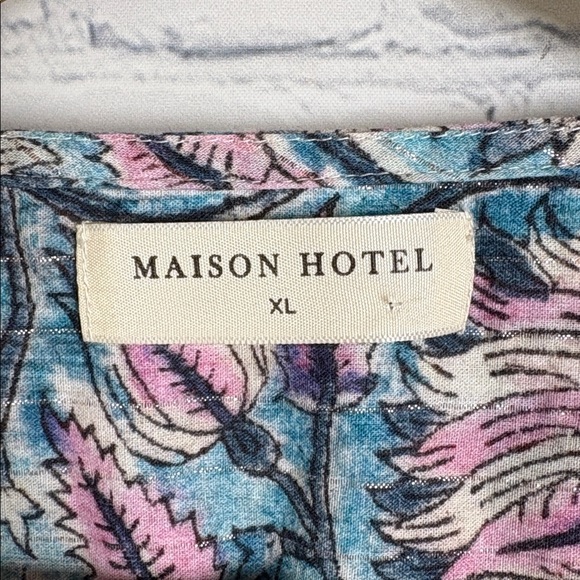 MAISON HOTEL Valentina Cotton Midi Dress size XL - Picture 7 of 9